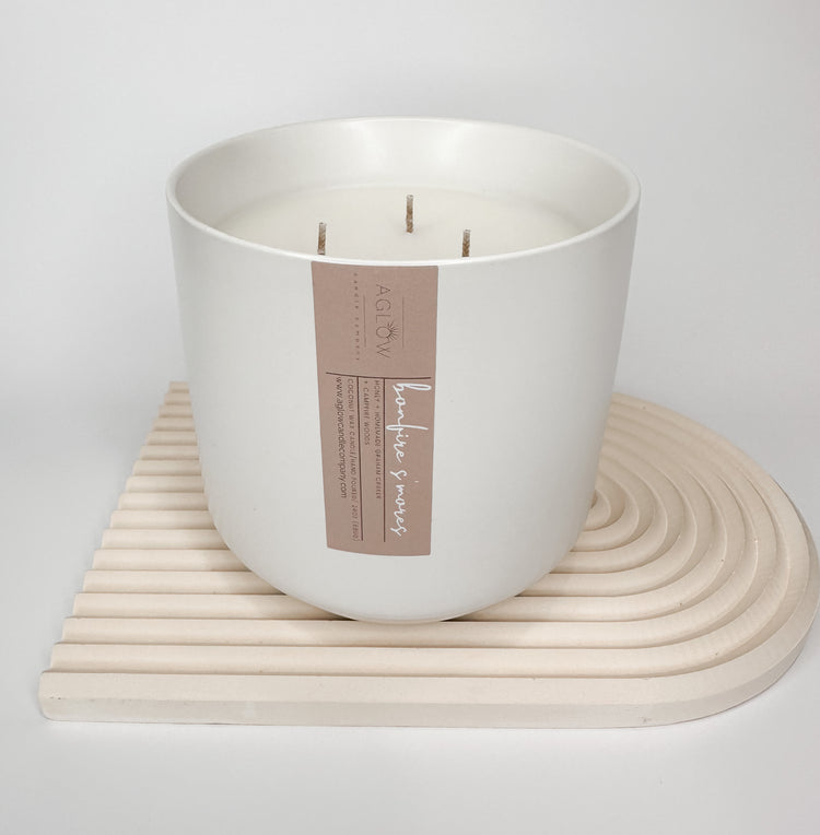 BONFIRE S'MORES -Honey + Homemade Graham Cracker + Campfire Woods