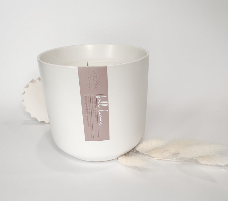 FALL LEAVES -
Crisp Red Apple + Golden Nectar + Warm Clove Spice