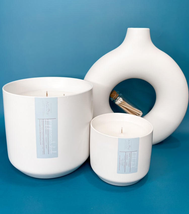 PEPPERMINT BARK -Sweet Peppermint + Sugar + Mint Candles & Sprays