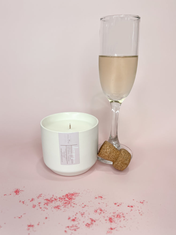 CHAMPAGNE - Sparkling Champagne, Fresh Berries + Tangerine